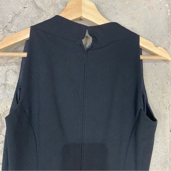 Vintage 90s Morton Myles black sleeveless mini flirty dress 6 small - Picture 8 of 8